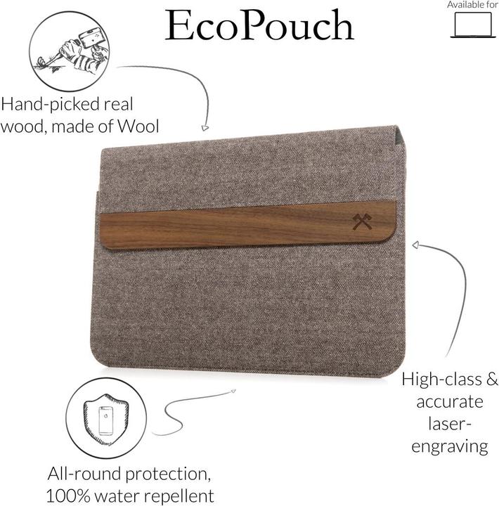 Immagine prodotto Woodcessories EcoPouch (15", Apple)