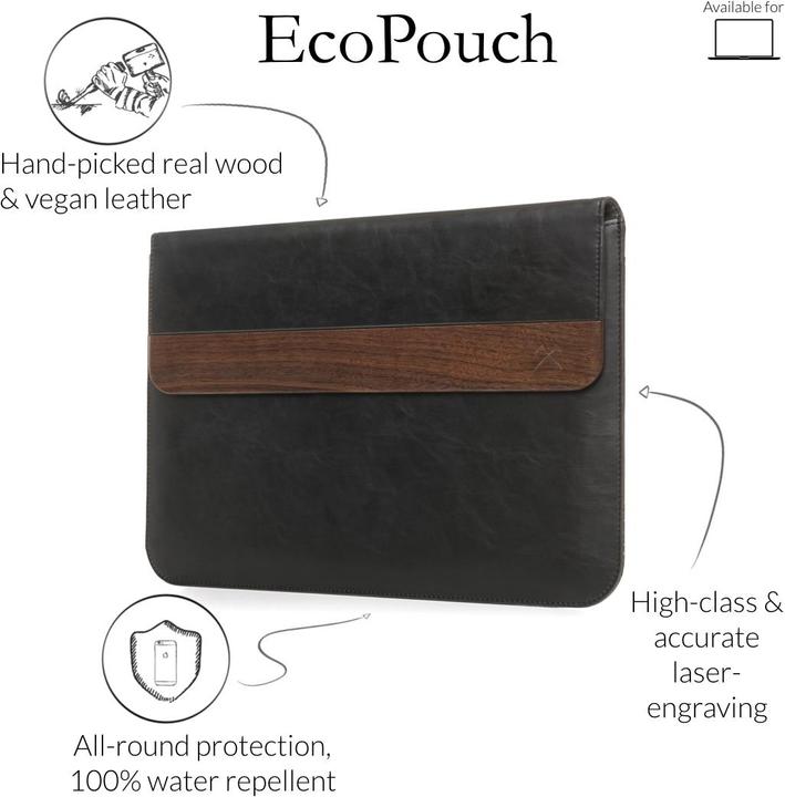 Produktbild Woodcessories EcoPouch (15", Apple)