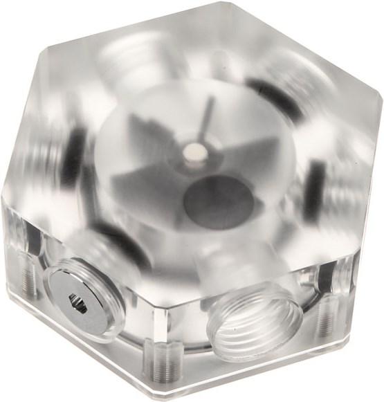 Actual product image Bitspower Hexagon Flow Meter