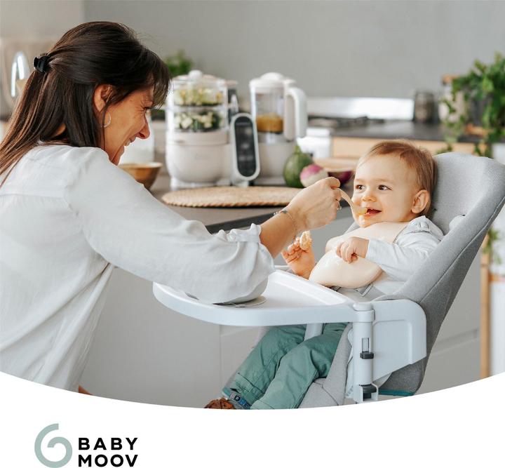 Actual product image Babymoov Nutribaby(+) Mineral beige 6-in-1 multi-purpose baby food processor