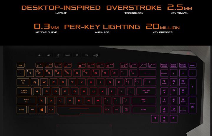 Image du produit ASUS ROG Griffin G703GX-E5041T (17.30", Intel Core i9-8950HK, 32 Go, 512 Go, CH)