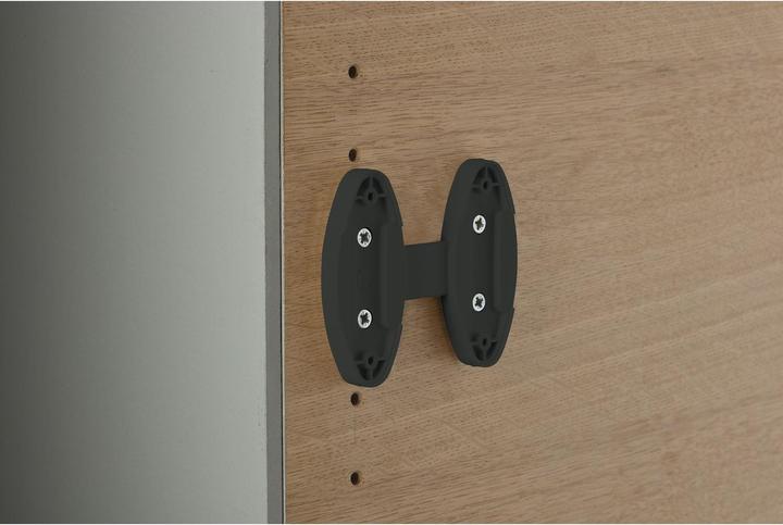 Servetto Self System Abstandshalter Distanzstück aus Kunststoff 10mm schwarz (1 Stk.)