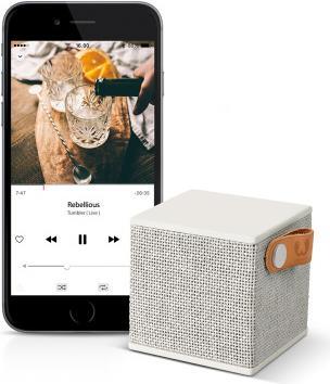 Immagine prodotto Fresh'N Rebel ROCKBOX CUBE FABRIQ - Altoparlante Bluetooth (8 h, Batteria, Batteria ricaricabile)