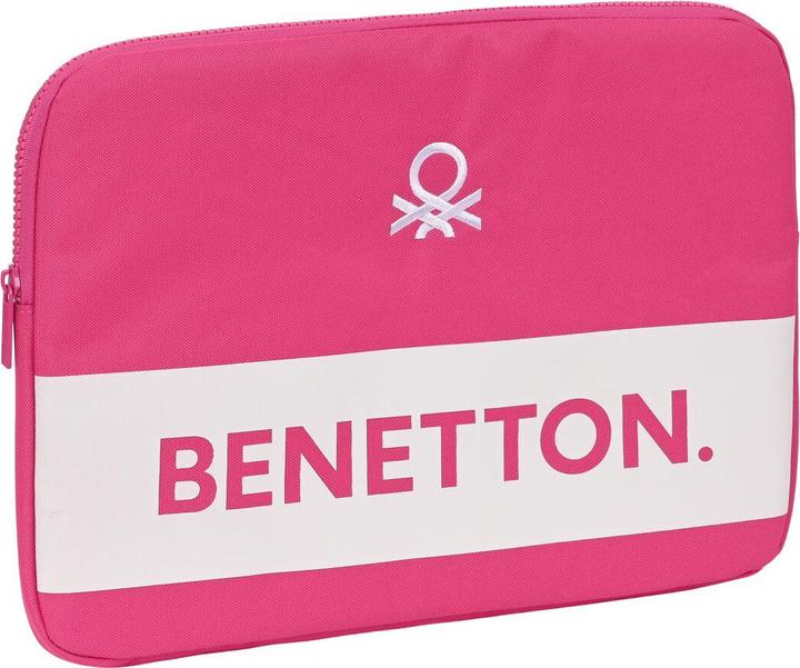 Actual product image Benetton Laptop sleeve Raspberry Pink (34 x 25 x 2 cm) (14")