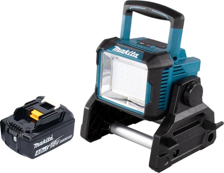 Makita DEADML 811 M1 Akku Baustrahler 14,4 / 18 V 3000 lm LED + 1x Akku 4,0 Ah - ohne Ladegerät (3000 lm)