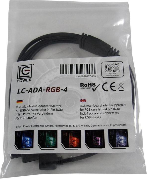 Produktbild LC-Power RGB Adapterkabel LC-ADA-RGB-4