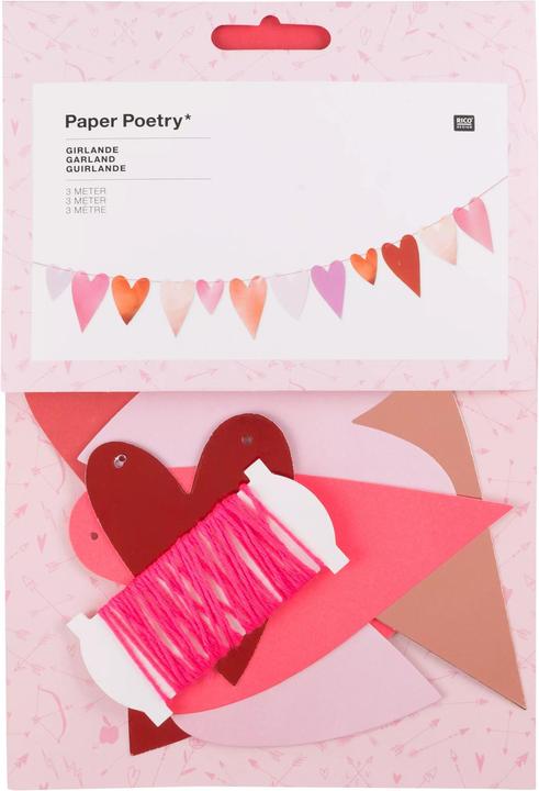 Actual product image Paper Poetry garland