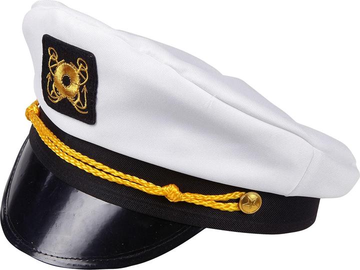 Actual product image Magni Widmann 51955 - Hat captain, cap captain, sailor, navy, sailor, theme party, carnival