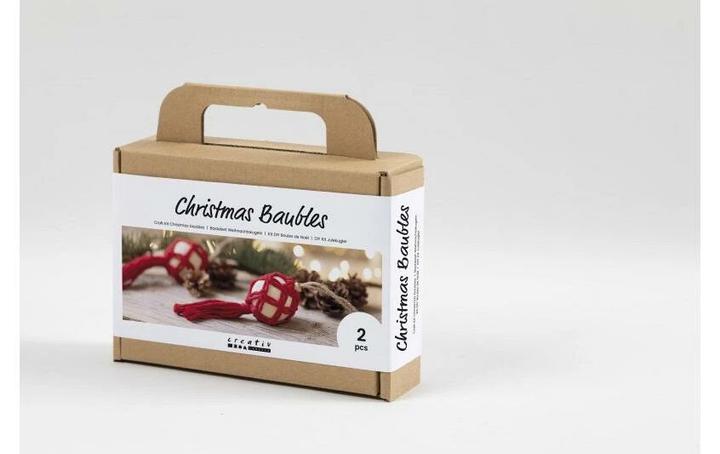 Produktbild Creativ Company Bastelset Weihnachtskugeln Macrame