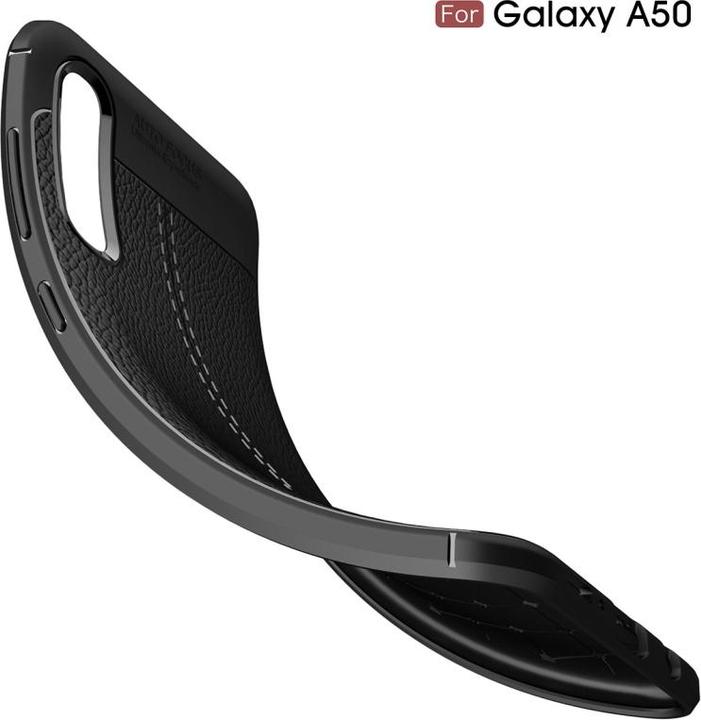 Produktbild Screenguard Samsung Galaxy A50 Hülle Leather Design TPU Cover (Samsung Galaxy A50)