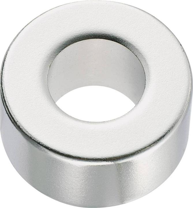 Image du produit Conrad Components 506000 Aimant permanent anneau (Ø x H) 20 mm x 10 mm N35 1.18 - (1 x)