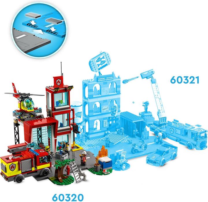 Actual product image LEGO City Police Chase at the Bank Set 60317 (60317, LEGO City)