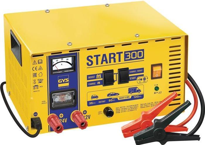 GYS Chargeur de batterie START 300 (12V, 24V, 23 A)