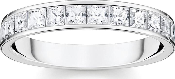 Thomas Sabo Ring Weisse Steine Pavé Silber