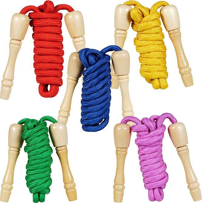 Produktbild Goki Springseil mit Holzgriffen (255 cm)