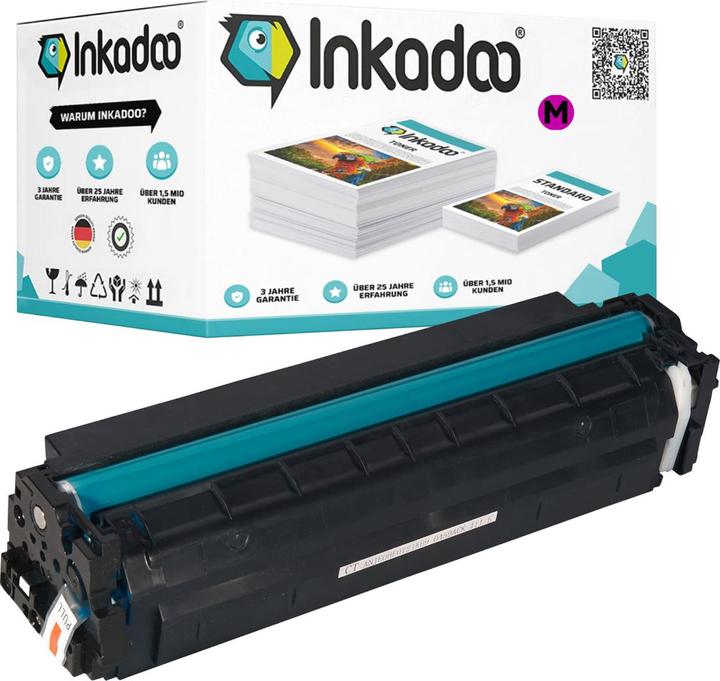 Actual product image Inkadoo Compatible toner for HP Color LaserJet Pro MFP M 277 dw (M)