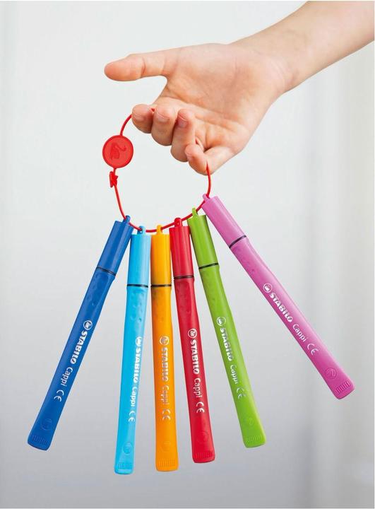 Immagine prodotto STABILO Pennarello Cappi con cappuccio ad anello (Ordinati, 12 x)