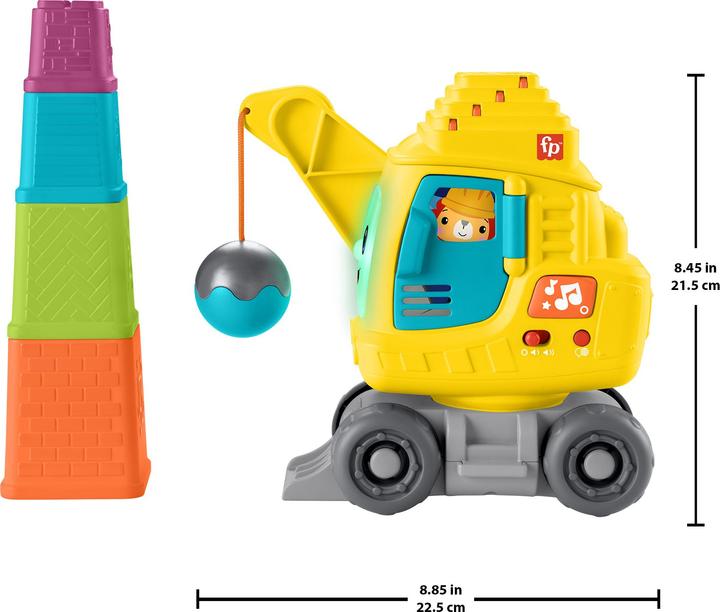 Productafbeelding Fisher-Price Tel- en stapelkraan- (D, F, E)