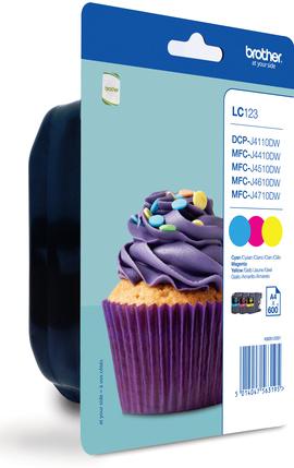 Produktbild Brother LC-123 (M, C, Y)