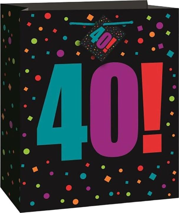 Produktbild Unique Party Geschenkbeutel 40. Geburtstag (Geschenkfolie, 1 x)