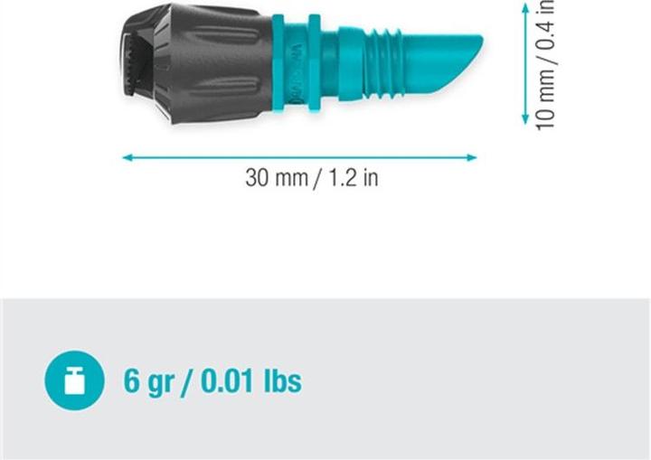 Actual product image Gardena Micro-Drip System Spray Nozzle180 degrees (Drip irrigation dripper)
