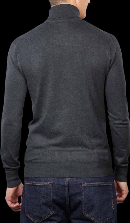 Produktbild Scotch & Soda Regular Fit Pullover Turtle Neck Grey (M)