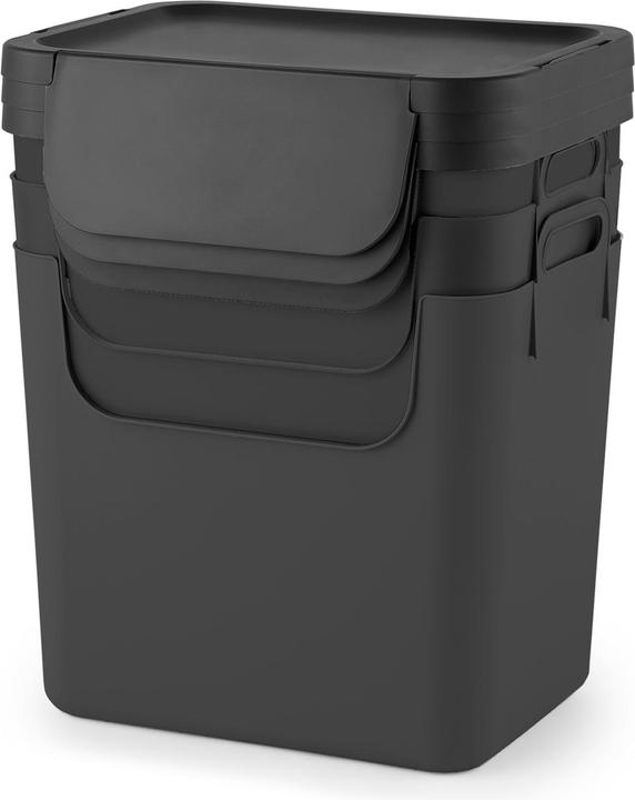 Actual product image Rotho Set of 3 recycling waste systems 30 L JIVE (90 l)