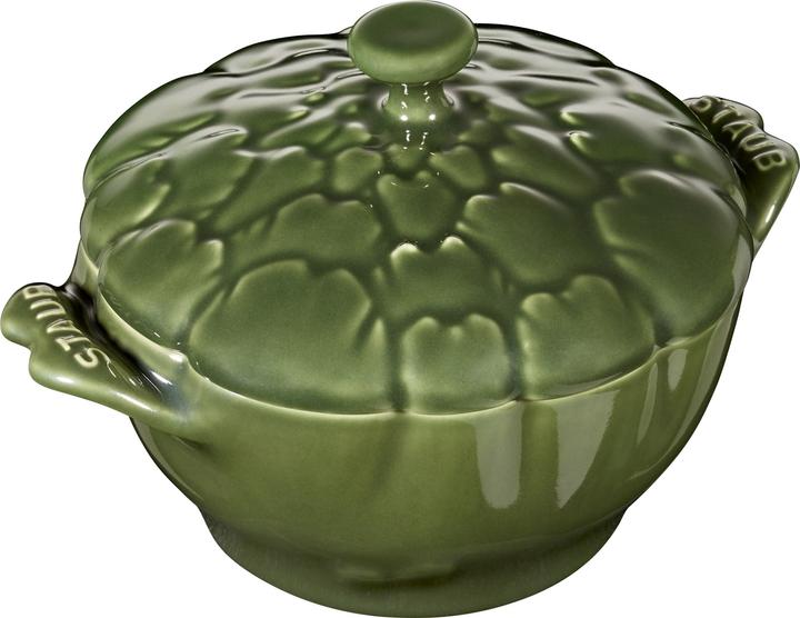 Produktbild Staub Topf Keramik Artischocke, dunkelgrün, 0.47L