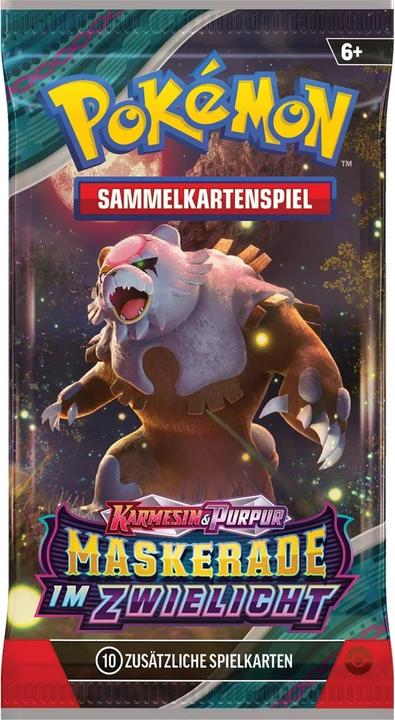 Actual product image Pokémon Pokemon Maskerade im Zwielicht Booster Pack (German, Booster Pack)