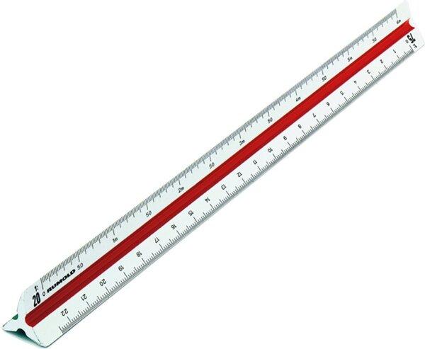 Rumold Dreikantmassstab 160 Länge: 30 cm Ausführung der Reduktionsteilung: 1:2,5 (30 cm)