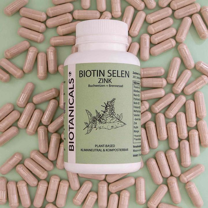 Produktbild Biotanicals Biotin Selen Zink (120 Stück, Kapseln, 105 g)