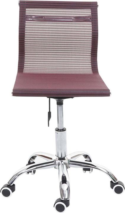Actual product image Mendler Office chair HWC-K53, mesh cover fabric/textile - wine red