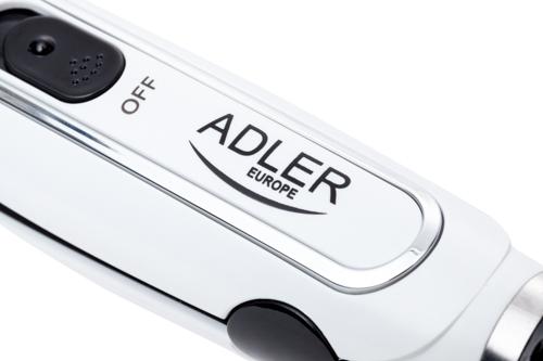 Immagine prodotto Adler Piastra per capelli Garanzia 24 mesi, Sistema di riscaldamento in ceramica, 50 W, Bianco (Piastra per capelli)