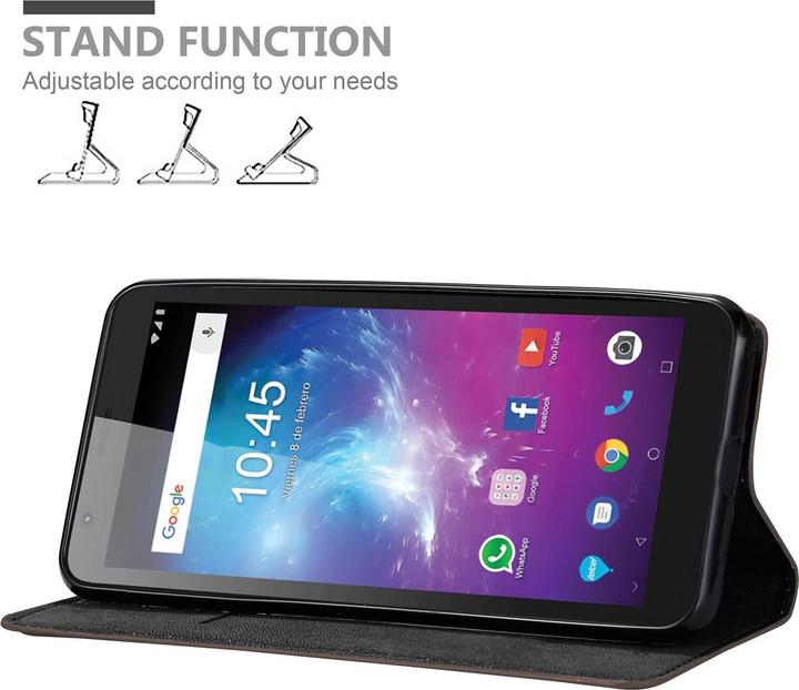 Actual product image Cadorabo Book Invisible Magnet Cover (ZTE Blade L8)