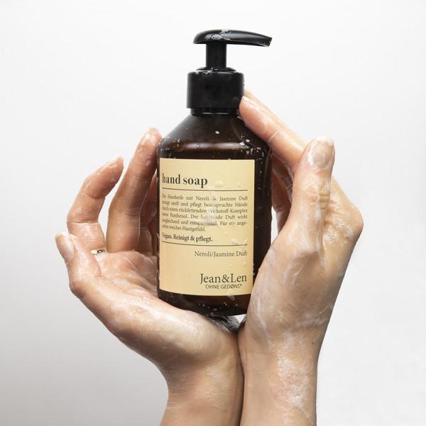 Actual product image Jean & Len Hand Soap Soap (Liquid soap, 250 ml)