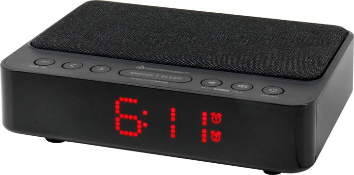 Produktbild Soundmaster UKW-PLL Uhrenradio UR124SW, mit kabelloser Ladefunktion