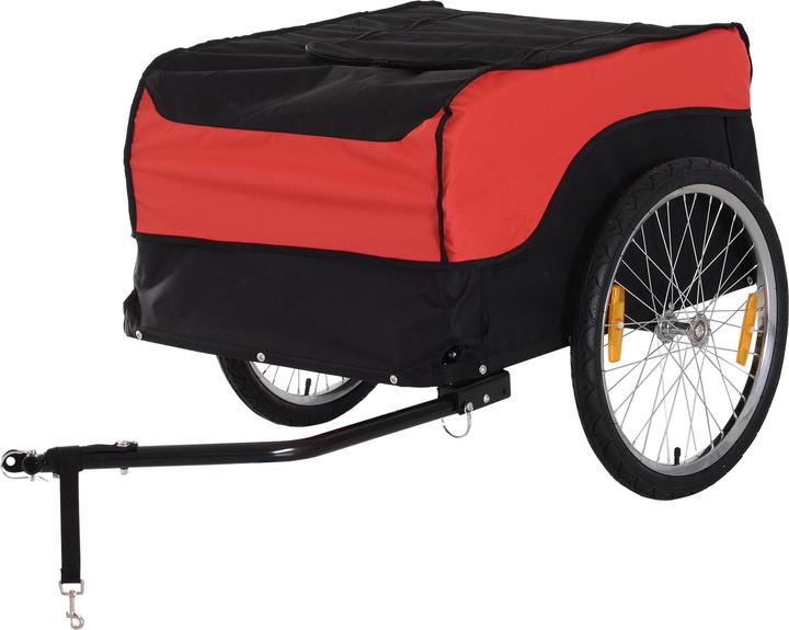 Actual product image Homcom Bicycle trailer with canopy