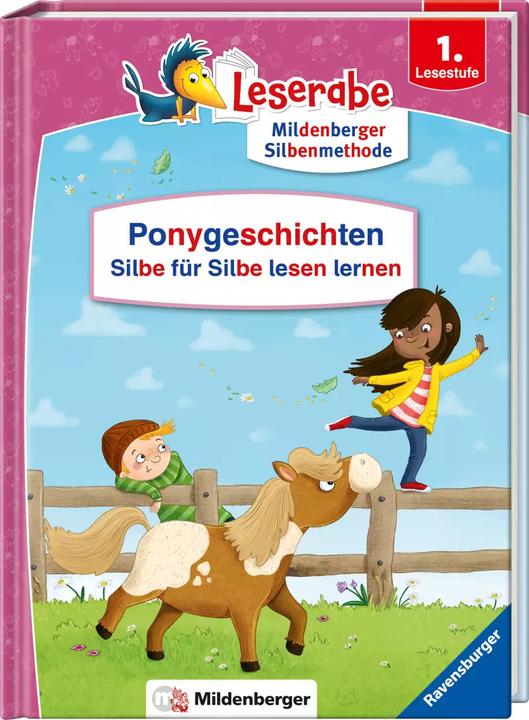 Actual product image Ravensburger Ponygeschichten – Silbe für Silbe lesen lernen - Leserabe ab 1. Klasse - Erstlesebuch für Kinder... (German, Melanie Garanin, Doris Arend, Susanne Schulte, Judith Allert, 2022)