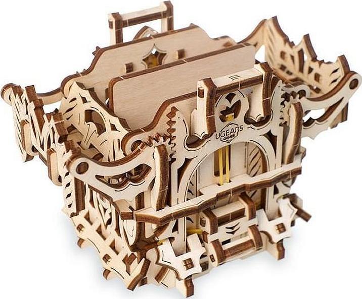 Actual product image Ugears Deck Box mechanical wooden device for tabletop games