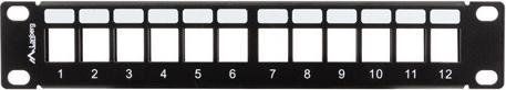 Produktbild Lanberg patch panel blank 12 port 1U