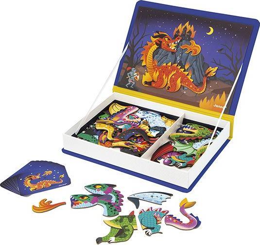 Actual product image Janod Magnetbuch Drachen