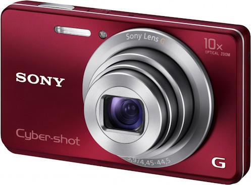 Sony DSC-W690, 16 MP, 10x WW-Zoom, HD-Movies, Rot