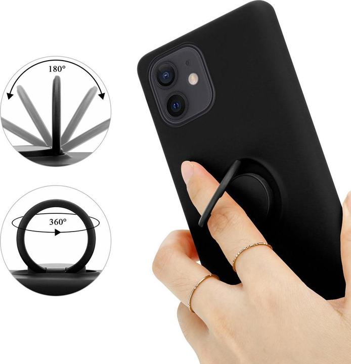 Actual product image Cadorabo TPU Liquid Ring Silicone Case Cover (Apple iPhone 12 mini)