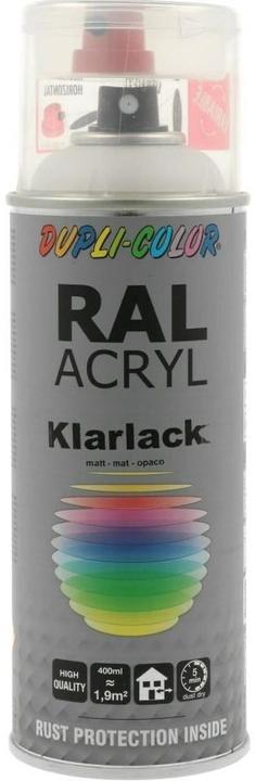 Actual product image Dupli-Color Acrylic clearcoat colourless matt (Colourless matt, 0.40 l)