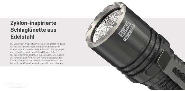 Actual product image Nitecore EDC35 (12.40 cm, 5000 lm)