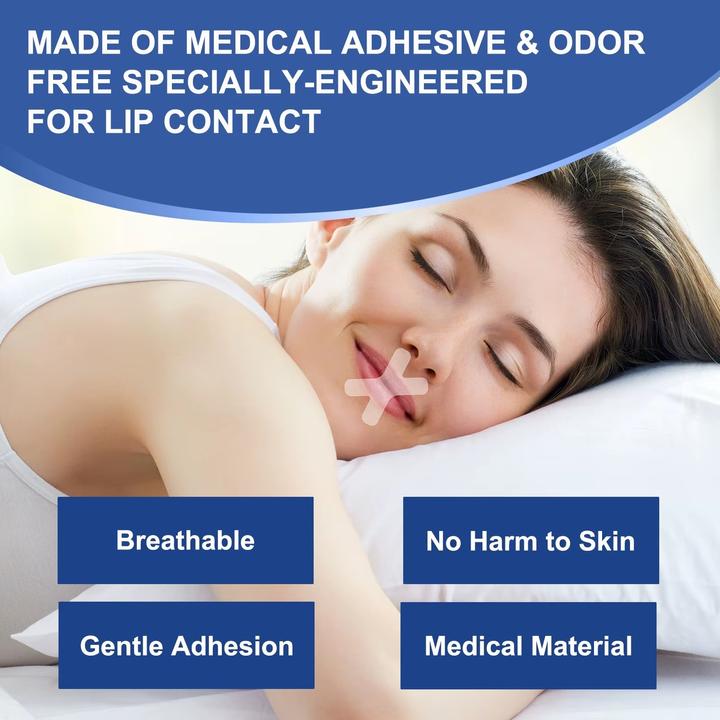 Produktbild Swissdetector Mouth Tape - Hypoallergenes Klebeband - 120Stk (Hygieneprodukt)