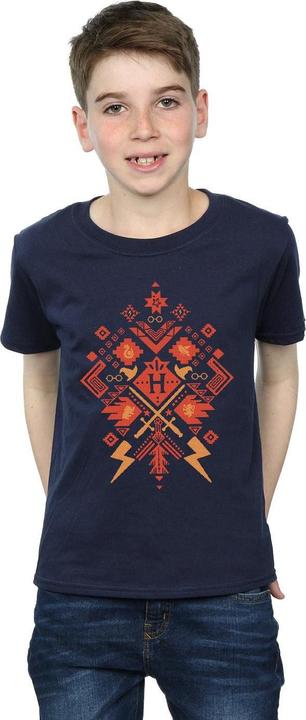 Actual product image Boys Christmas Fair Isle T-Shirt (140, 146)