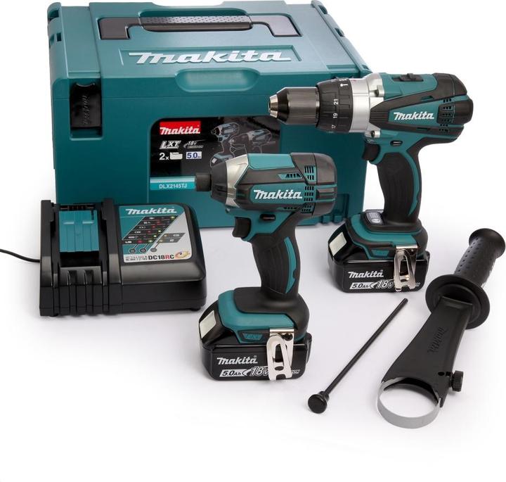Actual product image Makita DLX 2145 TJ Combi Set (Rechargeable battery operated)