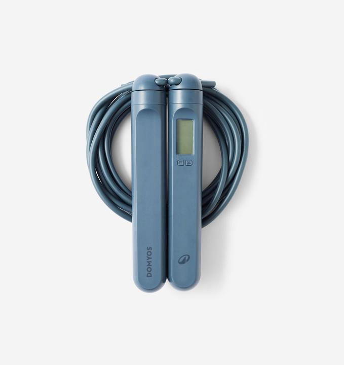 Image du produit Domyos Corde à Sauter de Cardio avec Compteur 800 - Gris Clair