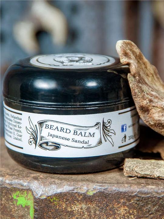 Immagine prodotto Solomon's Beard Balsamo per barba Sandalo Giapponese Balsamo per barba (150 ml)